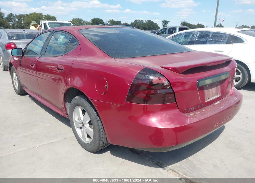 2006 PONTIAC GRAND PRIX VIN: 2G2WP552X61170607