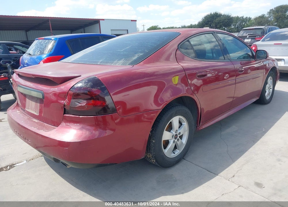 2006 PONTIAC GRAND PRIX VIN: 2G2WP552X61170607