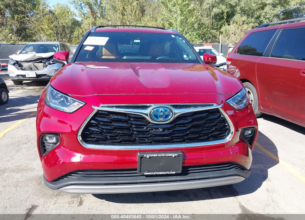 2020 TOYOTA HIGHLANDER HYBRID PLATINUM VIN: 5TDEBRCH6LS012001