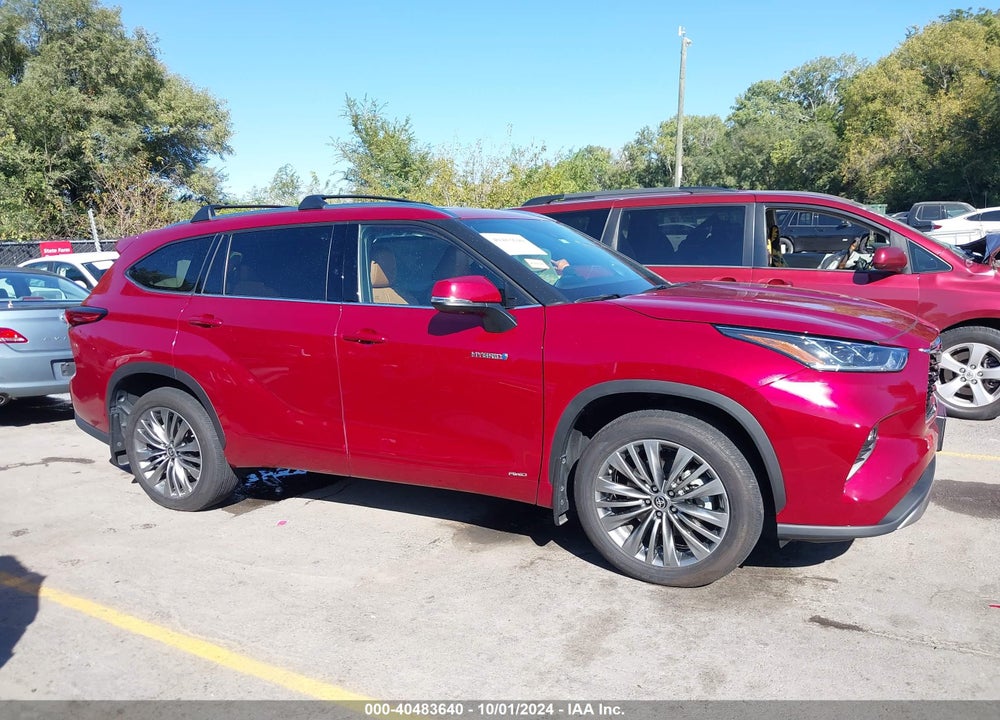 2020 TOYOTA HIGHLANDER HYBRID PLATINUM VIN: 5TDEBRCH6LS012001