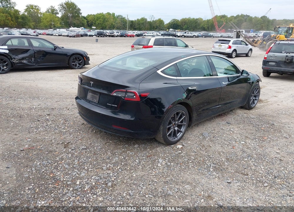 2020 TESLA MODEL 3 LONG RANGE DUAL MOTOR ALL-WHEEL DRIVE VIN: 5YJ3E1EBXLF638955