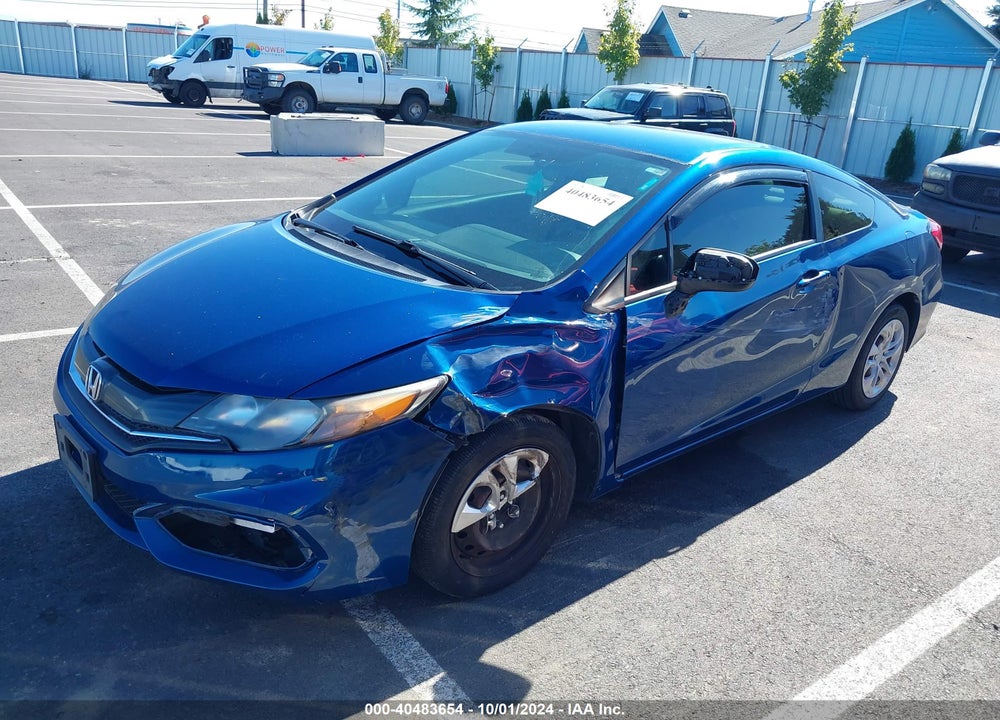 2015 HONDA CIVIC LX VIN: 2HGFG3B5XFH507851