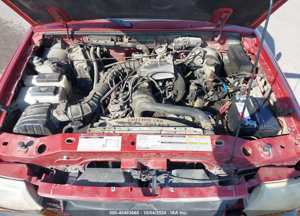 1998 FORD RANGER SPLASH/XL/XLT VIN: 1FTYR10C0WPA79288