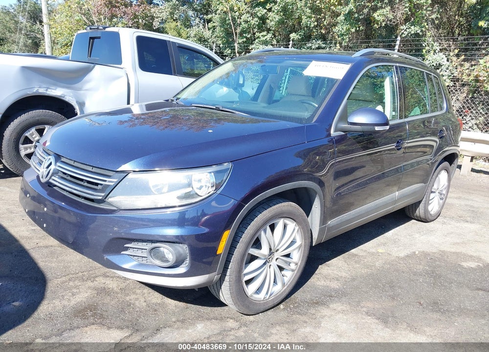 2013 VOLKSWAGEN TIGUAN SE VIN: WVGAV3AX8DW624694