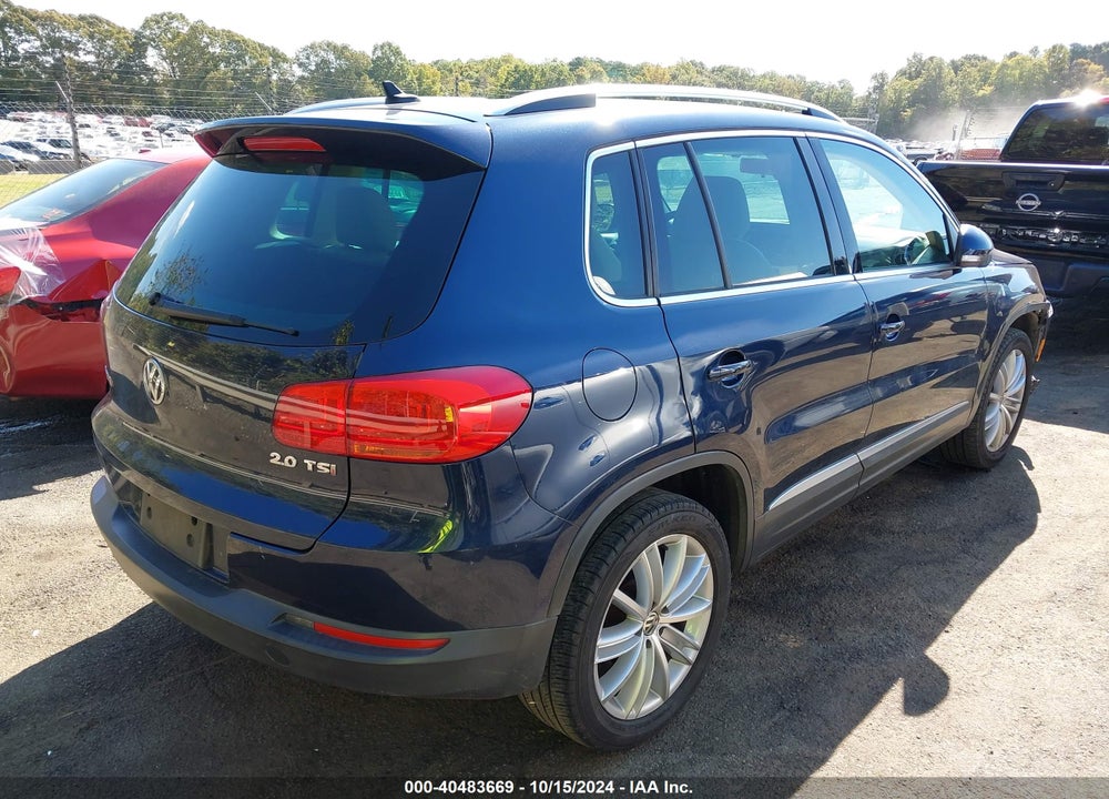 2013 VOLKSWAGEN TIGUAN SE VIN: WVGAV3AX8DW624694