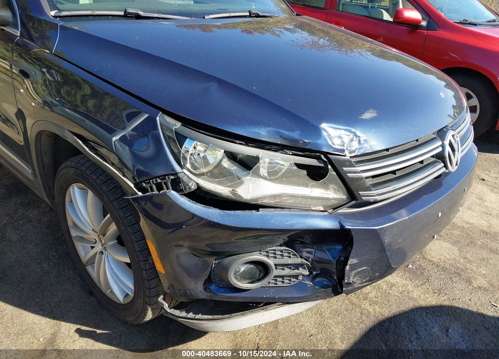 2013 VOLKSWAGEN TIGUAN SE VIN: WVGAV3AX8DW624694