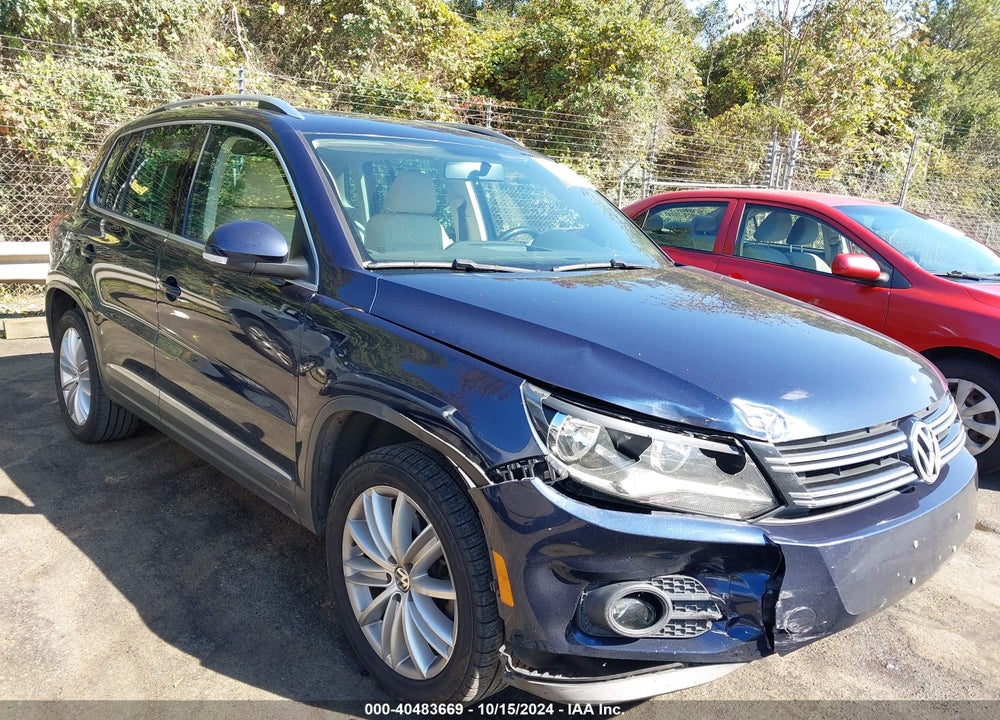2013 VOLKSWAGEN TIGUAN SE VIN: WVGAV3AX8DW624694