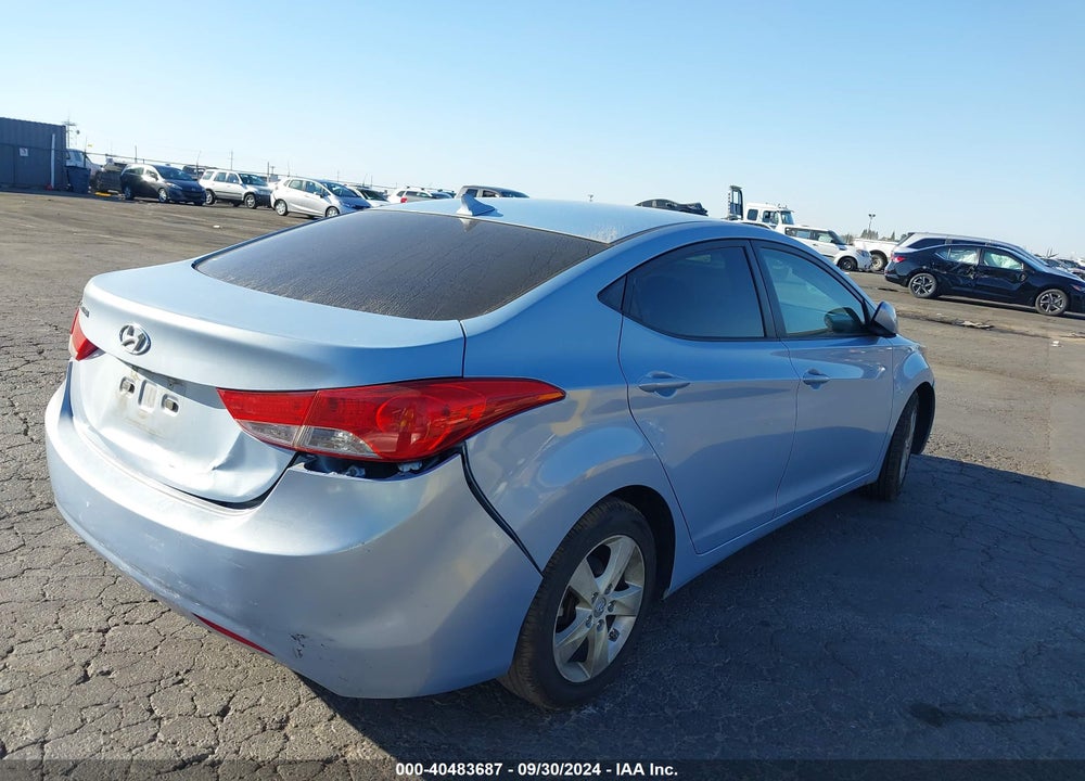2013 HYUNDAI ELANTRA GLS VIN: KMHDH4AE3DU725727