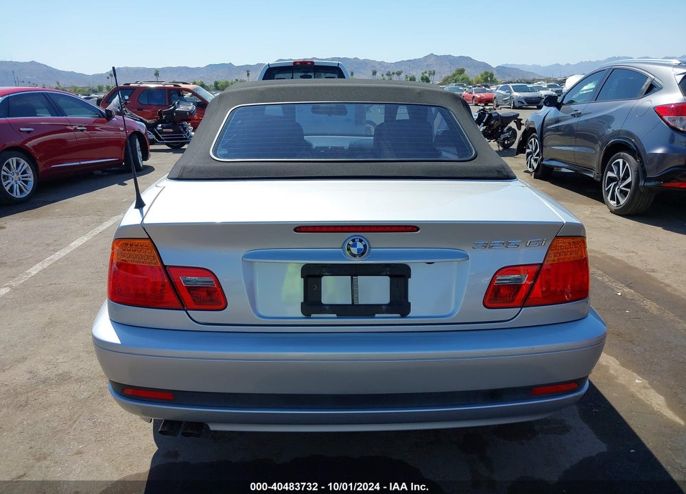 2004 BMW 325CI VIN: WBABW33474PL27139