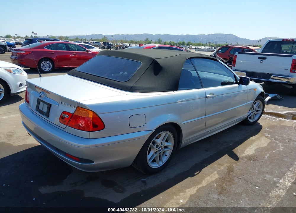 2004 BMW 325CI VIN: WBABW33474PL27139