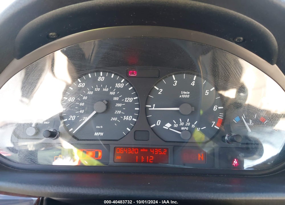 2004 BMW 325CI VIN: WBABW33474PL27139
