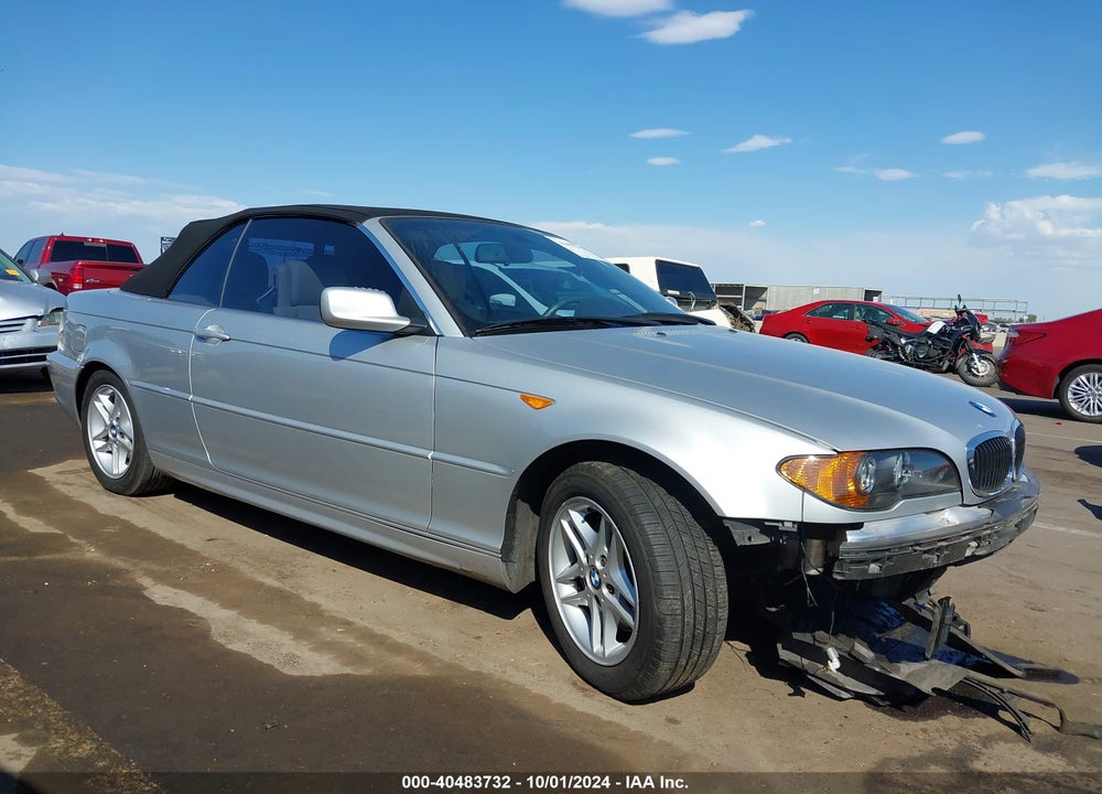 2004 BMW 325CI VIN: WBABW33474PL27139