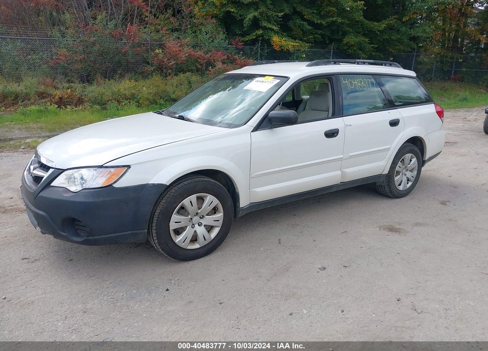 2009 SUBARU OUTBACK 2.5I VIN: 4S4BP60C396329363