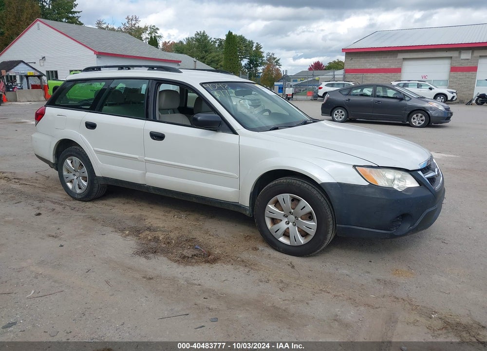 2009 SUBARU OUTBACK 2.5I VIN: 4S4BP60C396329363