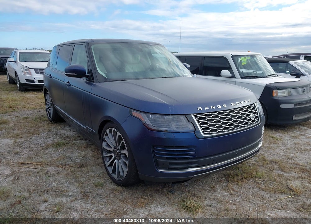 2019 LAND ROVER RANGE ROVER 5.0L V8 SUPERCHARGED VIN: SALGS5RE4KA527291