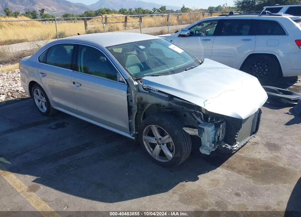 2013 VOLKSWAGEN PASSAT 2.5L SE VIN: 1VWBH7A38DC006567