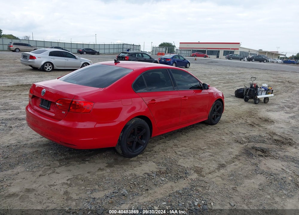 2014 VOLKSWAGEN JETTA 1.8T SE VIN: 3VWD17AJ7EM367574