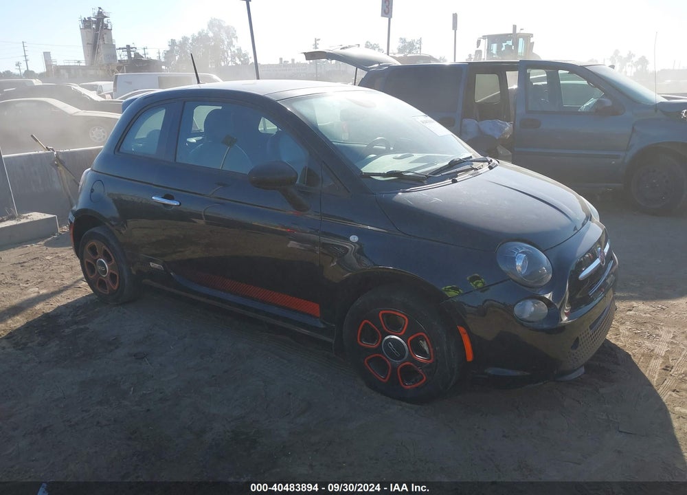 2013 FIAT 500E BATTERY ELECTRIC VIN: 3C3CFFGE3DT744334