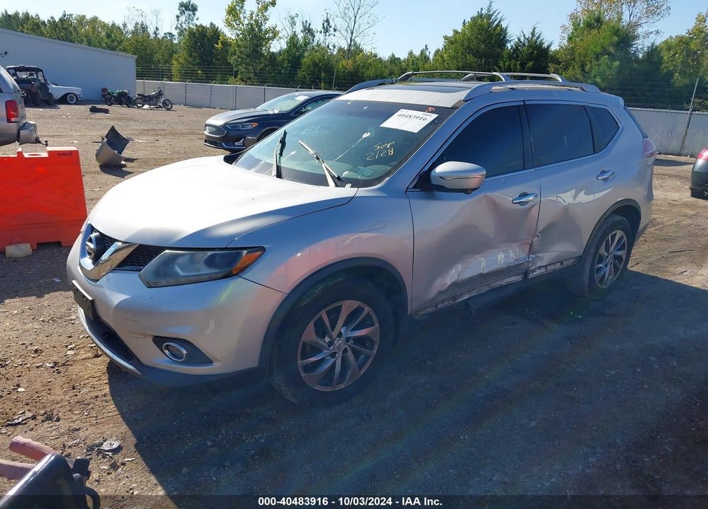 2015 NISSAN ROGUE SL VIN: 5N1AT2MT2FC872128