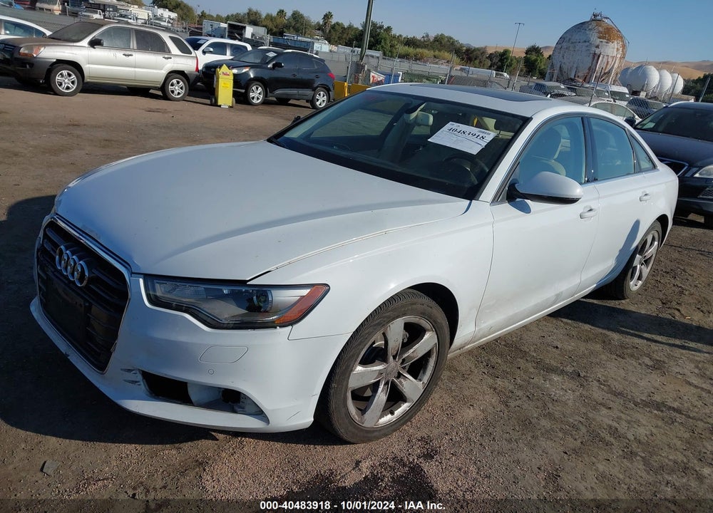 2012 AUDI A6 2.0T PREMIUM VIN: WAUDFAFC8CN167671