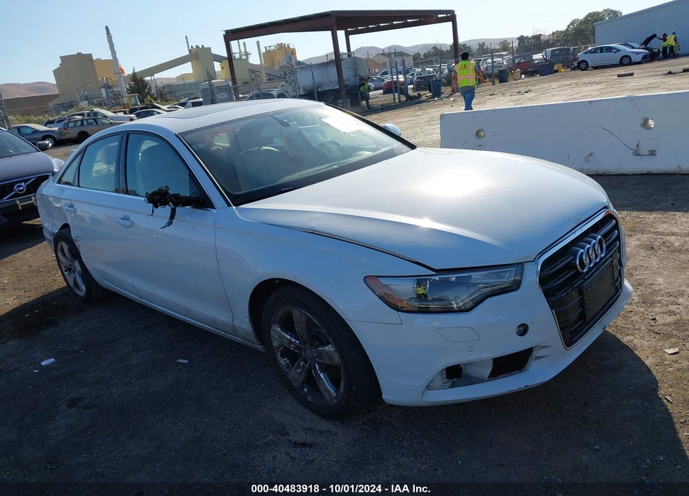 2012 AUDI A6 2.0T PREMIUM VIN: WAUDFAFC8CN167671