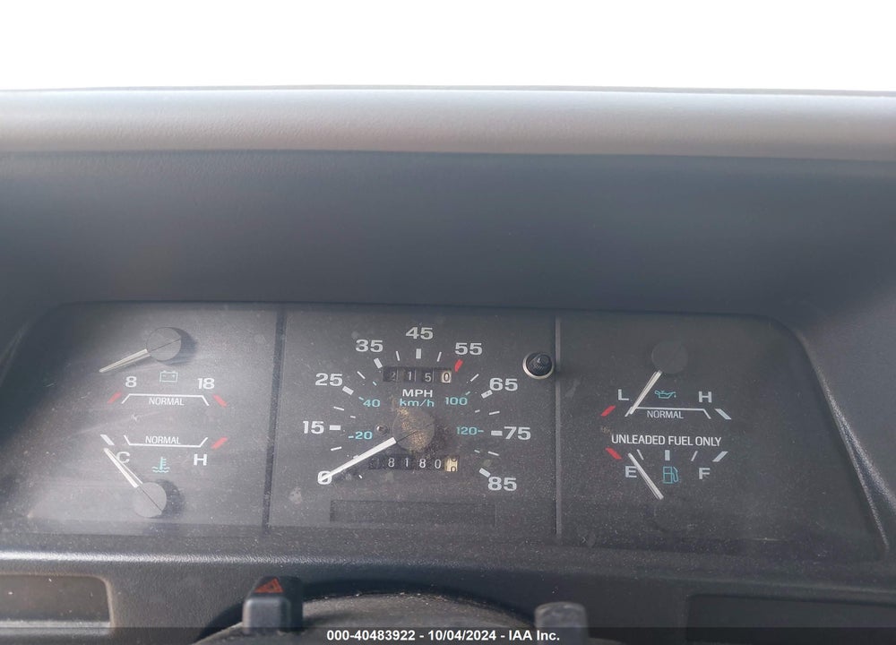 1993 FORD RANGER VIN: 1FTCR10A2PUD49195