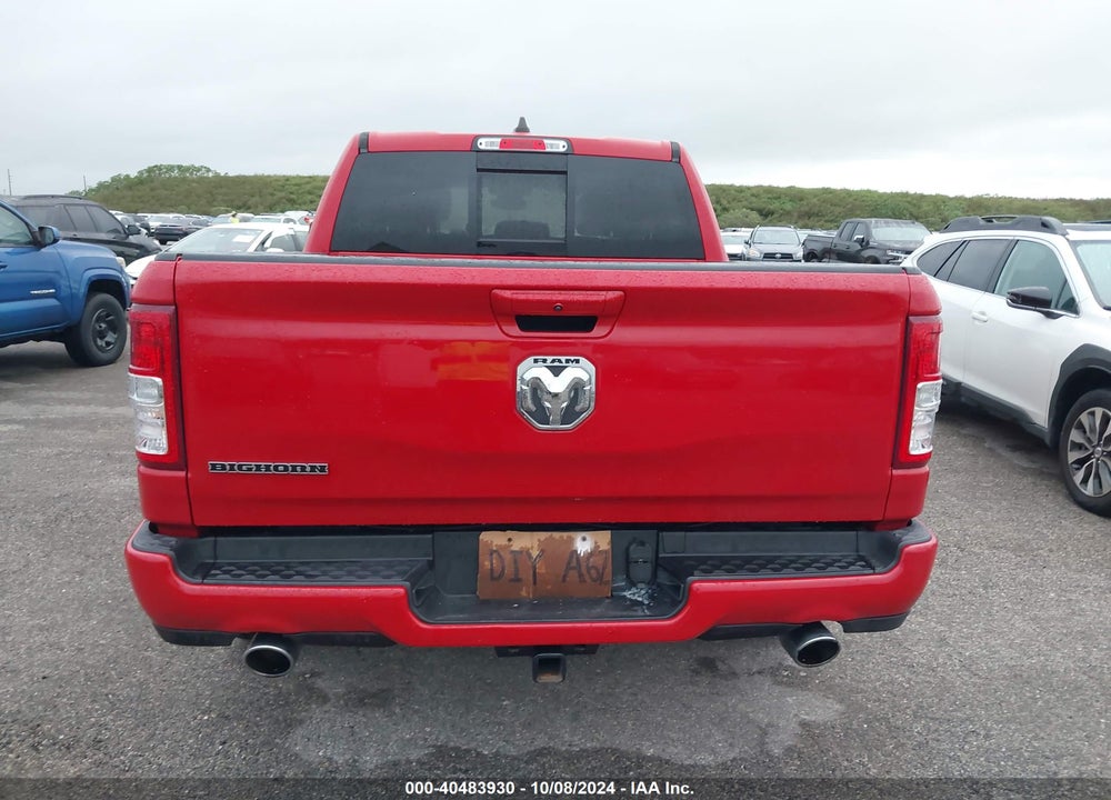 2022 RAM 1500 BIG HORN 4X2 5'7 BOX VIN: 1C6RREFT6NN358815