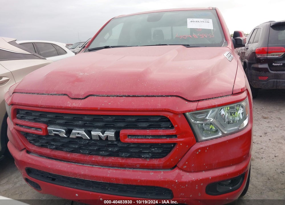 2022 RAM 1500 BIG HORN 4X2 5'7 BOX VIN: 1C6RREFT6NN358815