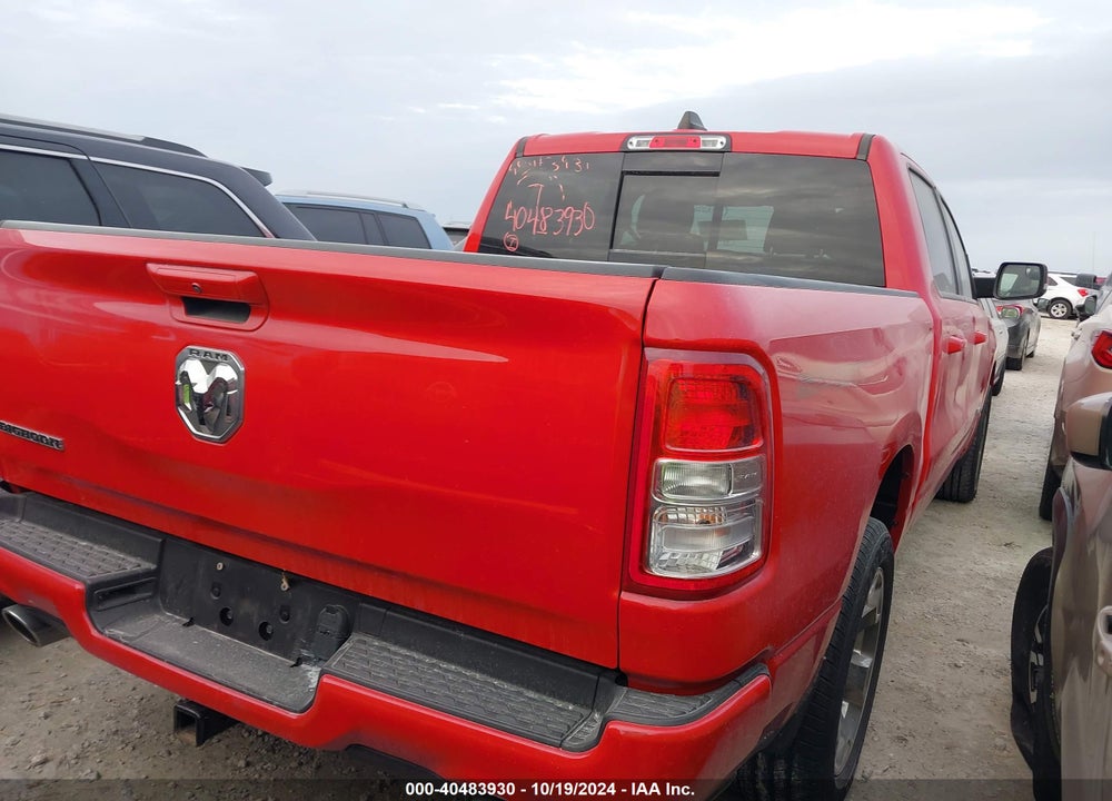 2022 RAM 1500 BIG HORN 4X2 5'7 BOX VIN: 1C6RREFT6NN358815