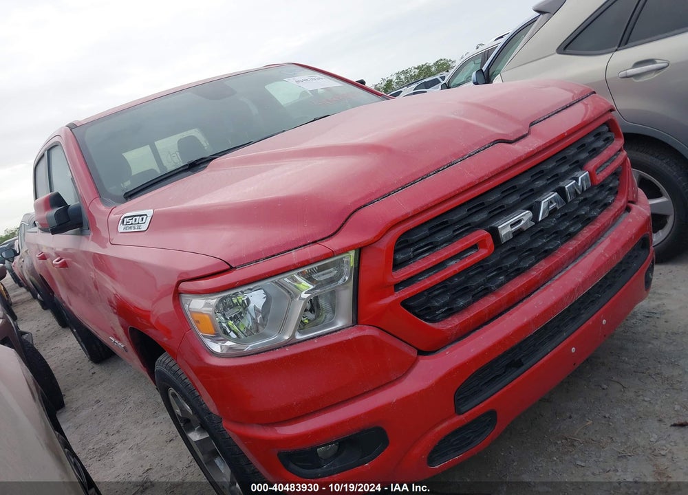 2022 RAM 1500 BIG HORN 4X2 5'7 BOX VIN: 1C6RREFT6NN358815