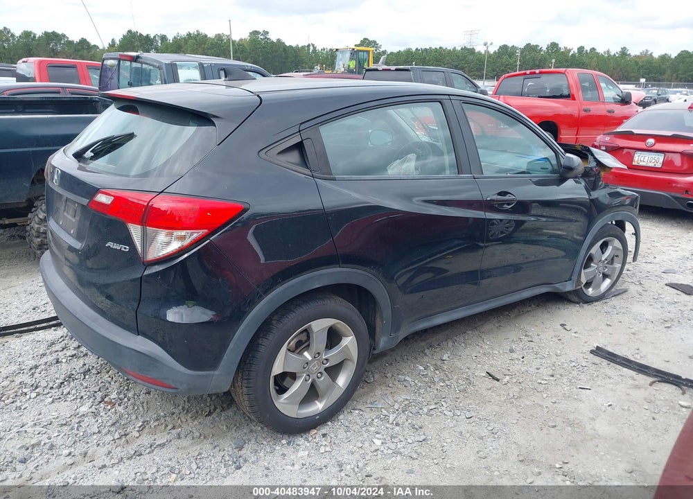 2019 HONDA HR-V LX VIN: 3CZRU6H30KG702647