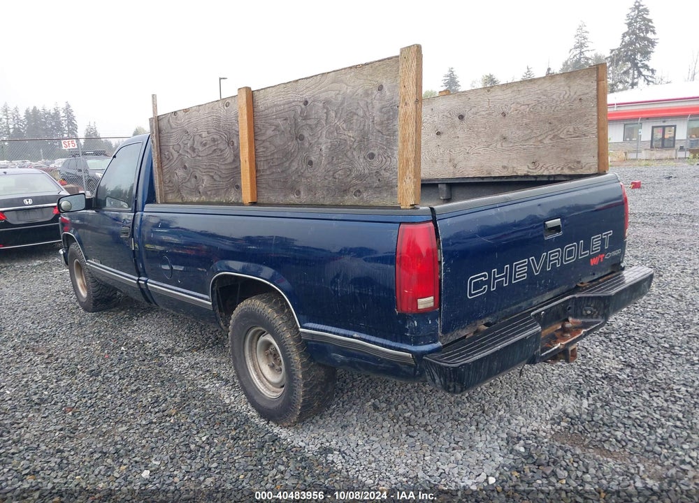 1996 CHEVROLET GMT-400 C1500 VIN: 1GCEC14W0TZ180467