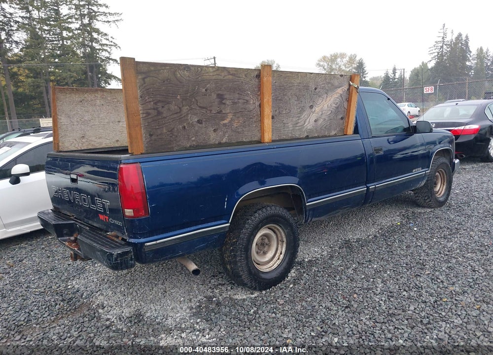 1996 CHEVROLET GMT-400 C1500 VIN: 1GCEC14W0TZ180467