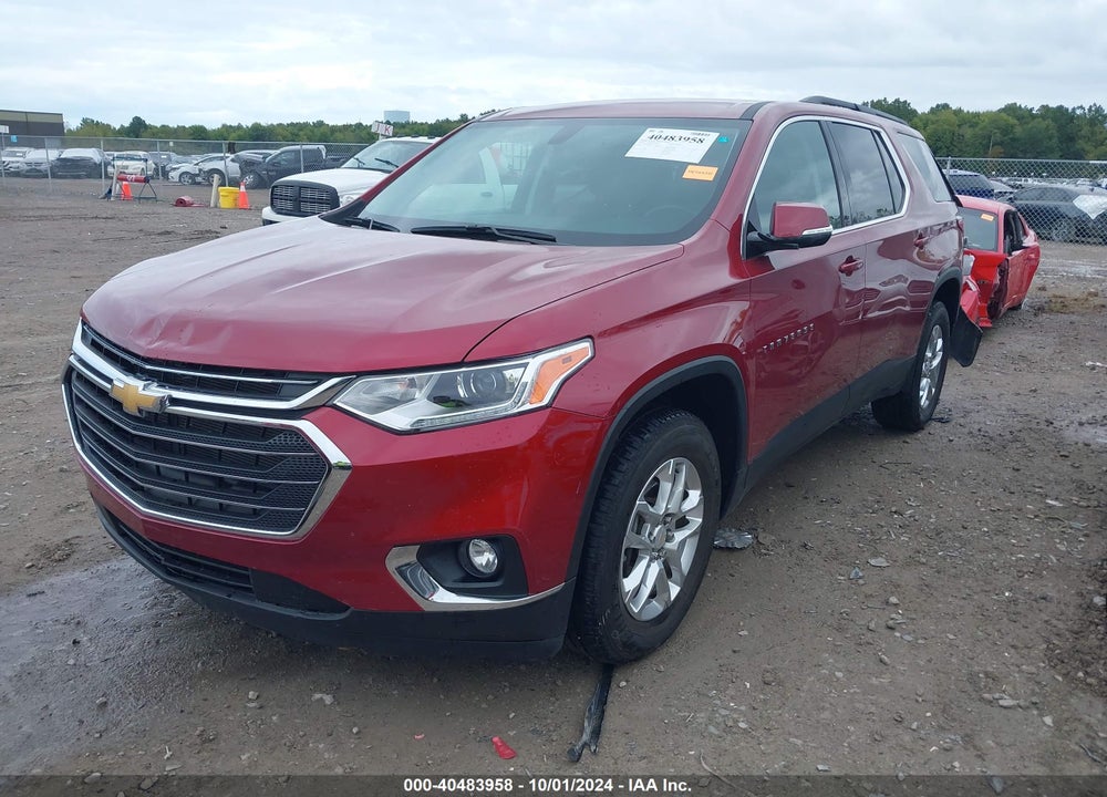 2020 CHEVROLET TRAVERSE FWD LT CLOTH VIN: 1GNERGKW7LJ134399