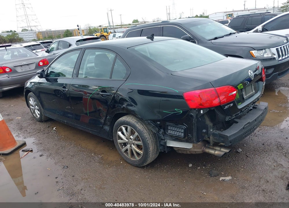 2012 VOLKSWAGEN JETTA 2.5L SE VIN: 3VWDX7AJ9CM361061