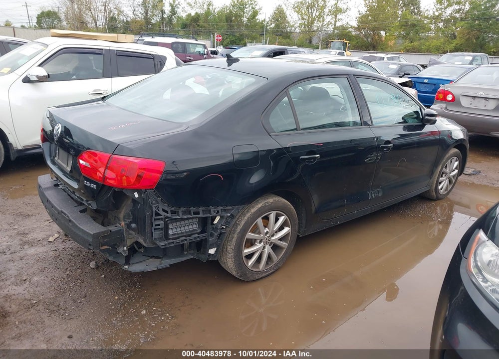 2012 VOLKSWAGEN JETTA 2.5L SE VIN: 3VWDX7AJ9CM361061
