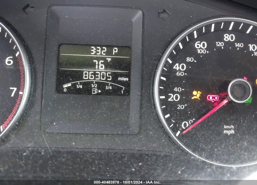 2012 VOLKSWAGEN JETTA 2.5L SE VIN: 3VWDX7AJ9CM361061
