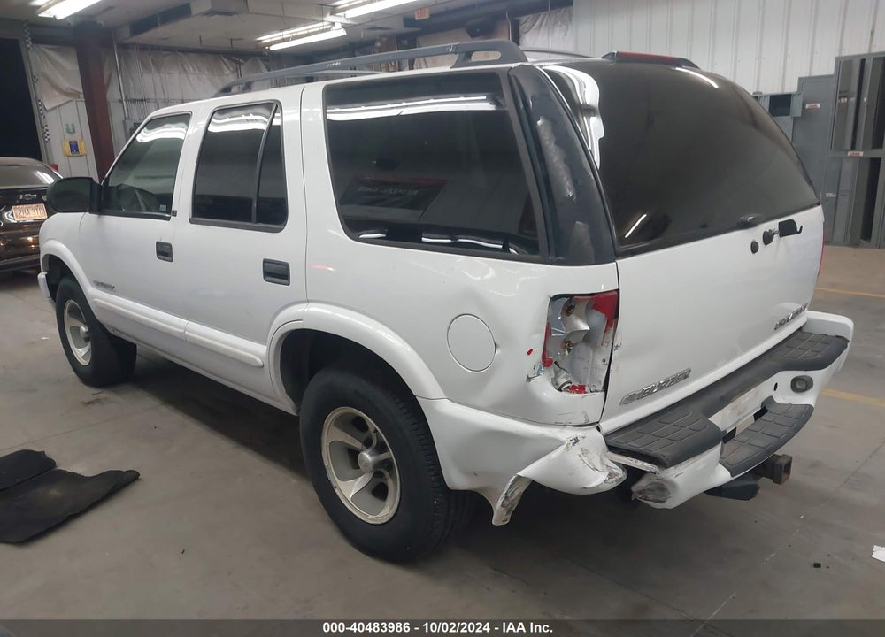 2003 CHEVROLET BLAZER LS VIN: 1GNCS13X23K169474