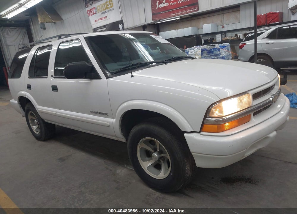 2003 CHEVROLET BLAZER LS VIN: 1GNCS13X23K169474