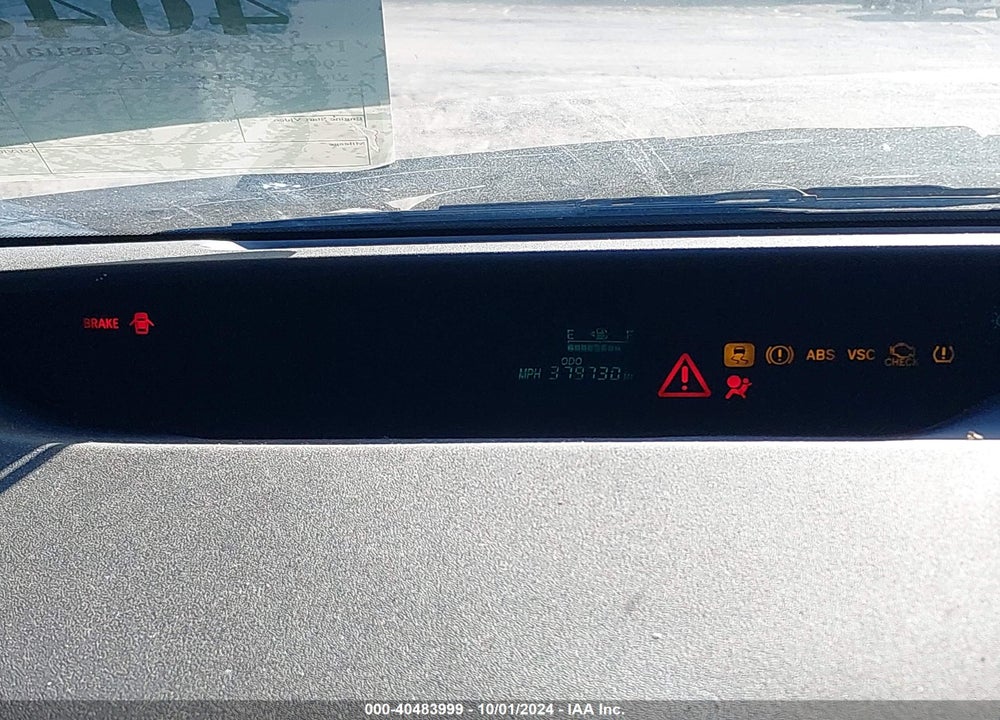 2009 TOYOTA PRIUS VIN: JTDKB20UX93522695