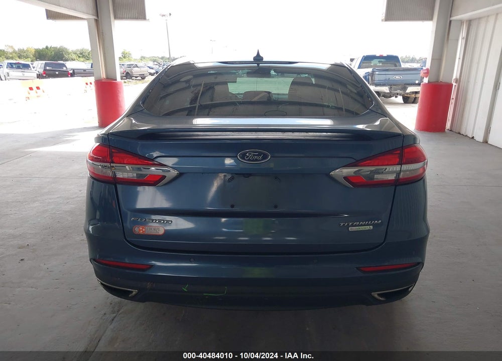 2019 FORD FUSION TITANIUM VIN: 3FA6P0K98KR241475