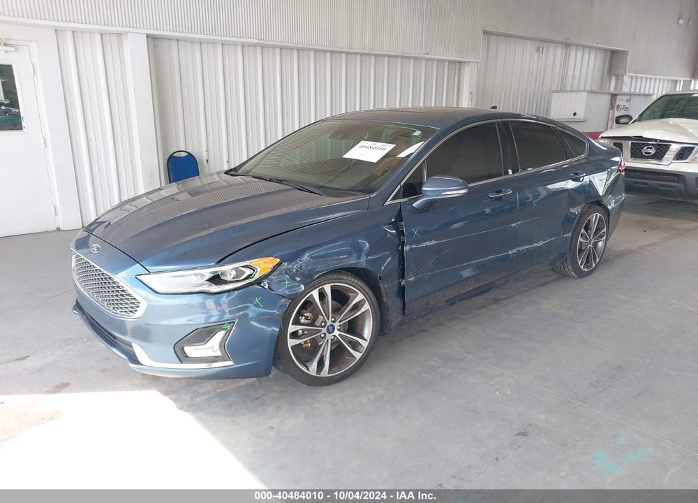 2019 FORD FUSION TITANIUM VIN: 3FA6P0K98KR241475