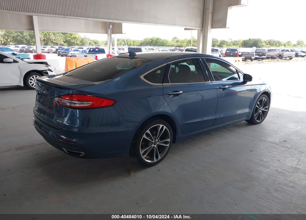 2019 FORD FUSION TITANIUM VIN: 3FA6P0K98KR241475