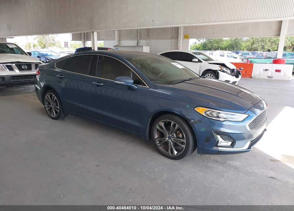 2019 FORD FUSION TITANIUM VIN: 3FA6P0K98KR241475