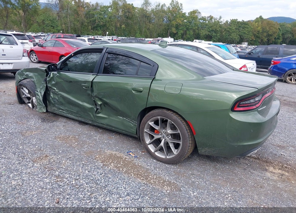 2022 DODGE CHARGER SXT RWD VIN: 2C3CDXBG6NH234512