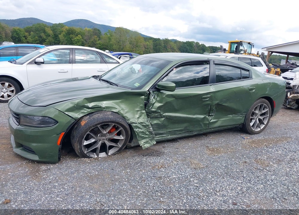 2022 DODGE CHARGER SXT RWD VIN: 2C3CDXBG6NH234512