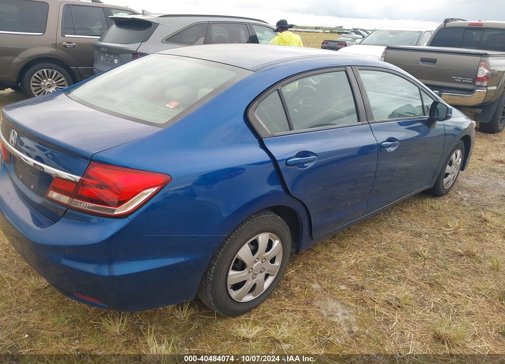 2013 HONDA CIVIC LX VIN: 19XFB2F53DE232091
