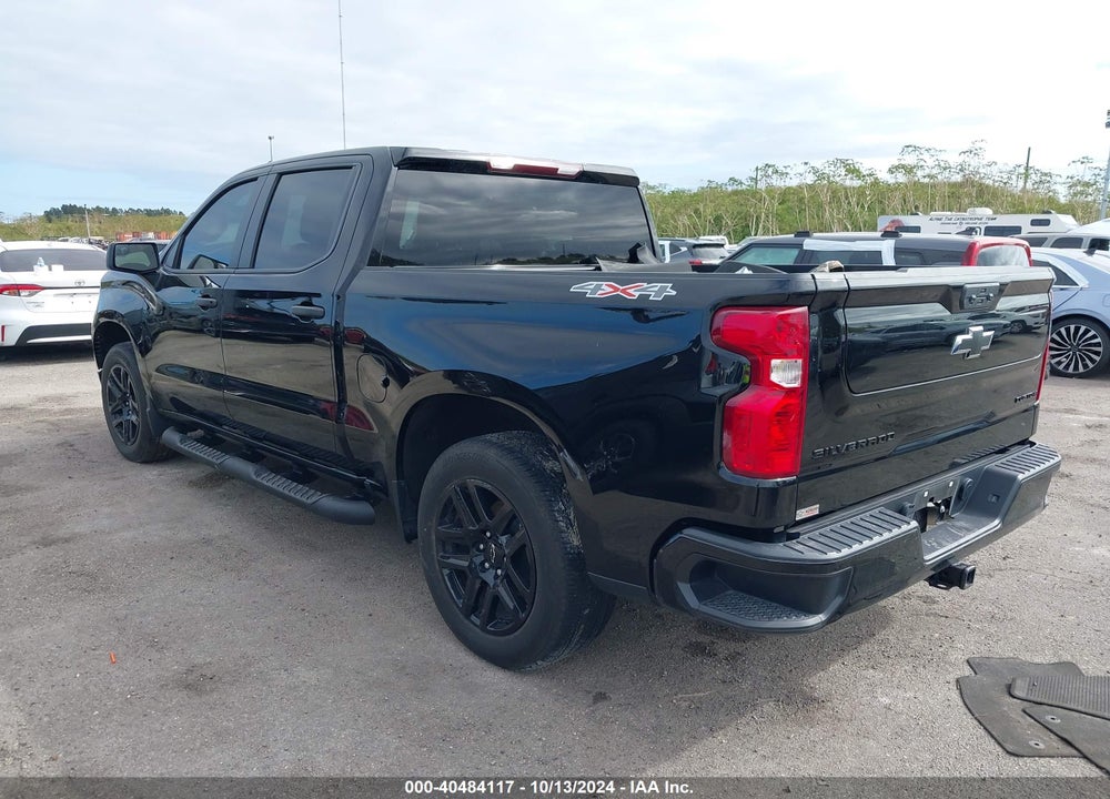 2023 CHEVROLET SILVERADO 1500 4WD SHORT BED CUSTOM VIN: 3GCPDBEK4PG122939