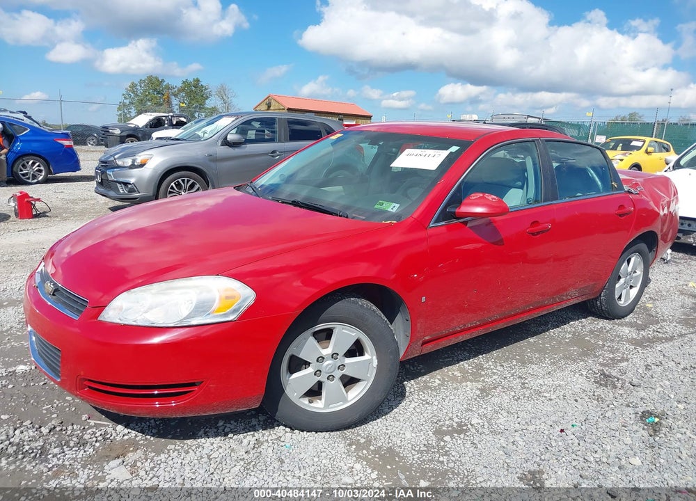 2008 CHEVROLET IMPALA LT VIN: 2G1WT55K689122395
