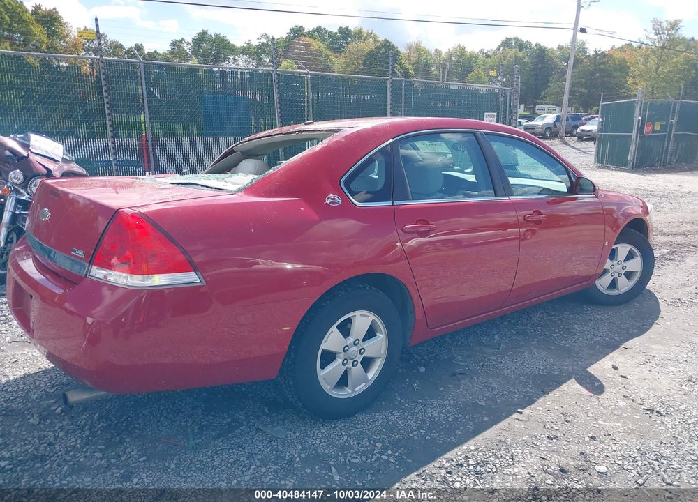 2008 CHEVROLET IMPALA LT VIN: 2G1WT55K689122395